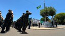 Dia da Bandeira é comemorado com cerimônia cívica no centro de Assis