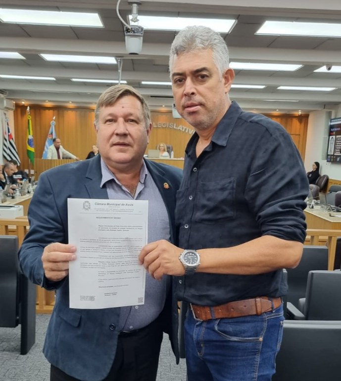 Vereador Tenente Gênova com 'Magrão'